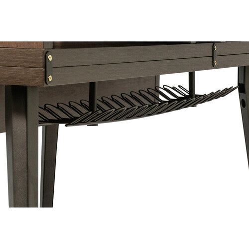 Gator Frameworks GFW-ELITEDESK-BRN Elite Furniture Series Main Desk (Dark Walnut Brown)