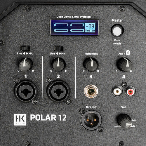 HK Audio POLAR12 Two-Way 2000W Powered Column Array System w/Bluetooth - 12"