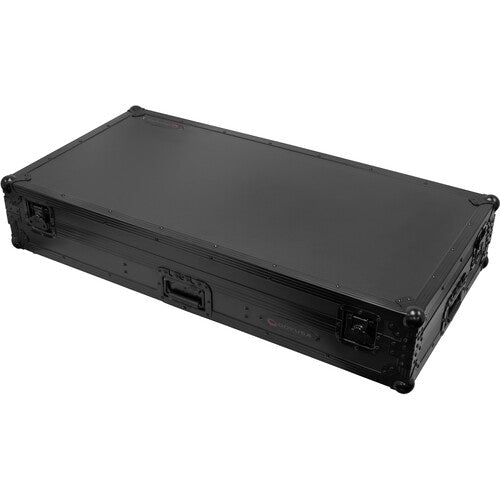 Odyssey FZ12CDJWXD2BL Flight-case cercueil extra profond pour table de mixage DJ 12" et deux lecteurs multimédia grand format (tout noir)