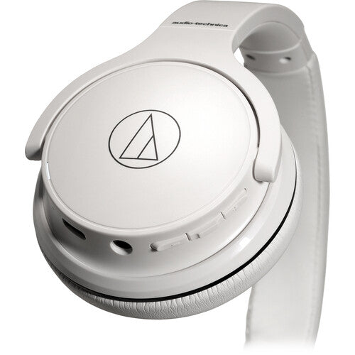 Audio-Technica ATH-S220BT Consumer Wireless On-Ear Headphones - White