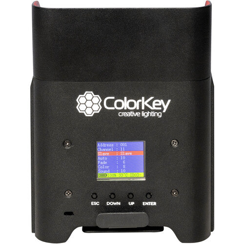 ColorKey CKU-7060 AirPar HEX 4 Battery-Powered Wireless Uplight