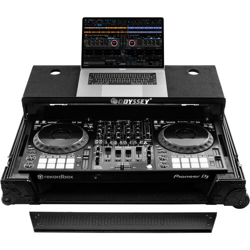 Odyssey 810233 Industrial Board Glide-Style Case for Pioneer DDJ-1000/SRT (Black on Black)