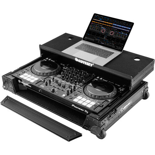 Odyssey 810233 Industrial Board Glide-Style Case for Pioneer DDJ-1000/SRT (Black on Black)