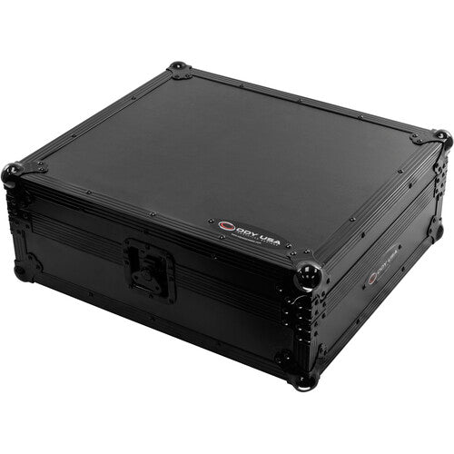 Odyssey FZDJMV10BL Black Label Flight Case pour table de mixage Pioneer DJM-V10 (noir sur noir)