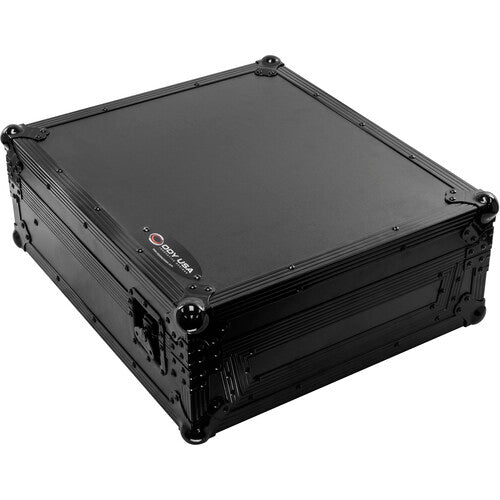 Odyssey FZGSDJMV10BL Pioneer DJM-V10 ATA Flight Case with Glide Laptop Platform (Black)