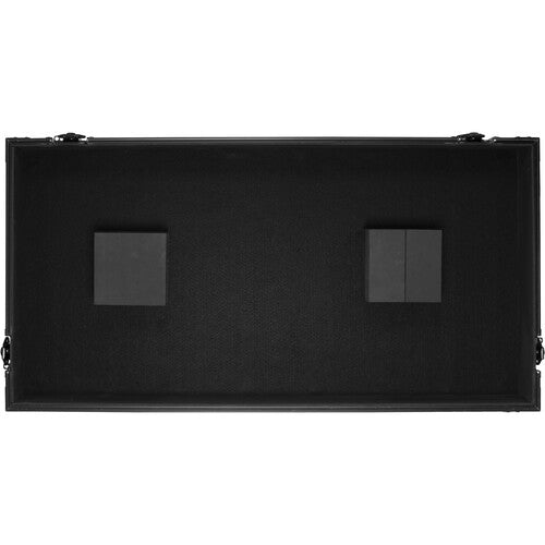 Odyssey 810158 Industrial Board Case for 12" DJ Mixer and Two Pioneer CDJ-3000 (All Black)