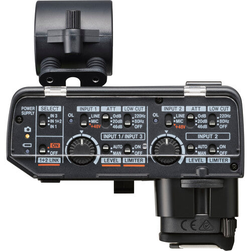 Tascam CA-XLR2d-AV Kit adaptateur de microphone XLR pour appareils photo reflex numériques 