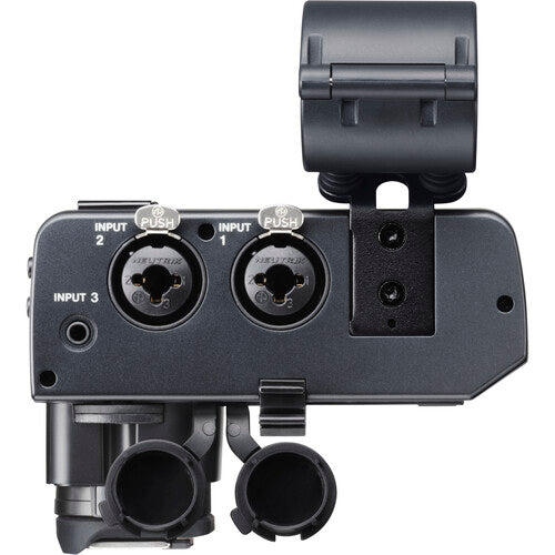 Tascam CA-XLR2d-AV Kit adaptateur de microphone XLR pour appareils photo reflex numériques 