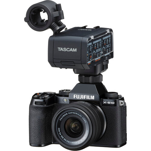 Tascam CA-XLR2d-F Kit adaptateur de microphone XLR pour appareils photo FUJIFILM 