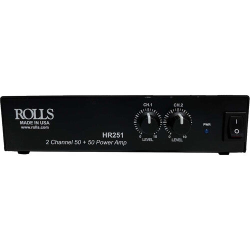 Rolls HR251 Amplificateur de puissance à 2 canaux 50 + 50W