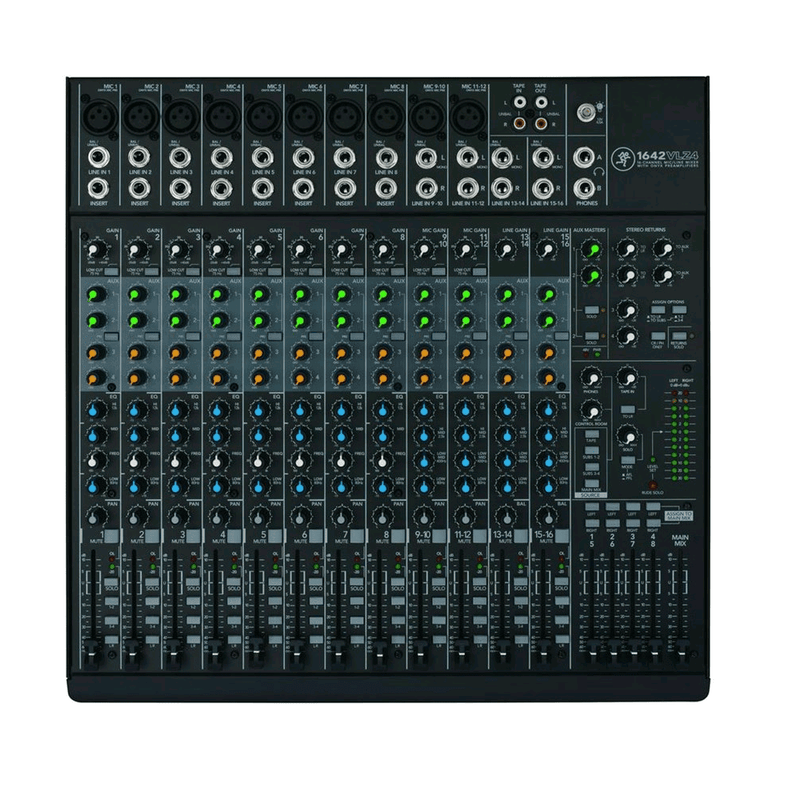 Mackie 1642VLZ4 16-Channel 4-Bus Ultra Compact Mixer - Red One Music