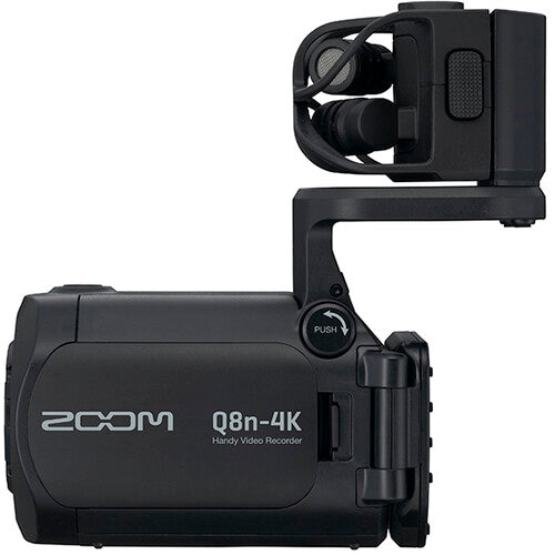 Enregistreur vidéo pratique Zoom Q8n-4K avec microphone et écran 