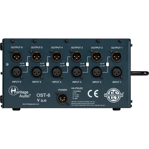 Heritage Audio OST6V2 6-Slot 500 Series Chassis