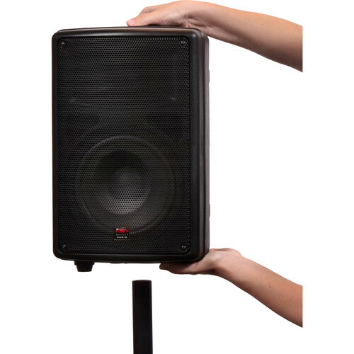 Galaxy Audio TQ8X Traveler Quest 150W Portable Rechargeable PA System - 8"