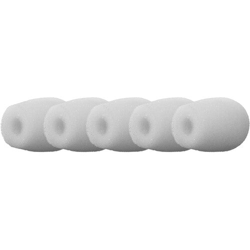 Audix WS20WPK Ball-Shaped Foam Windscreen for ADX40 - 5 Pack (White)
