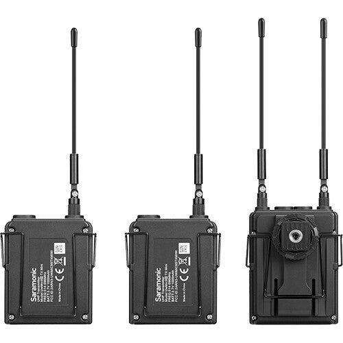 Saramonic UWMic9S Mini Kit 2-2 système de micro Lav UHF sans fil/micro récepteur et émetteurs double CamMount