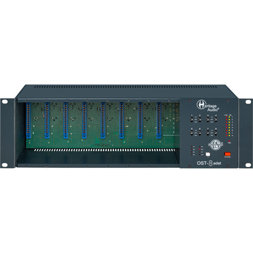 Heritage Audio OST-8 ADAT 8-Slot 500 Series Rack with Premium 24-Bit / 192 kHz ADC