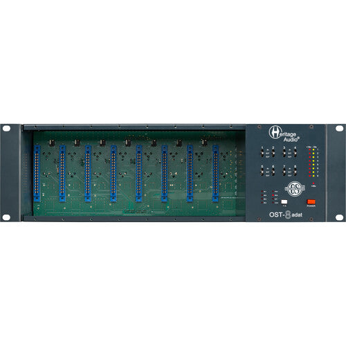 Heritage Audio OST-8 ADAT 8-Slot 500 Series Rack with Premium 24-Bit / 192 kHz ADC