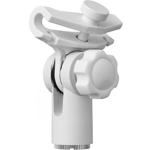 Audix MCBOOMW Clip avec adaptateur de pied de microphone pour micro-boom (blanc)