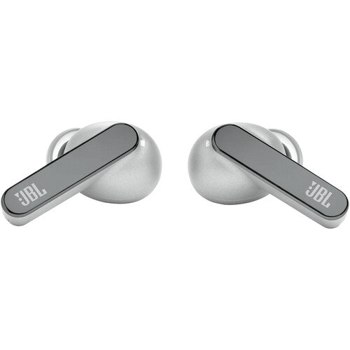 Écouteurs intra-auriculaires sans fil à réduction de bruit JBL Live Pro 2 (argent)