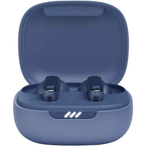 Écouteurs intra-auriculaires sans fil à réduction de bruit JBL Live Pro 2 (bleu)