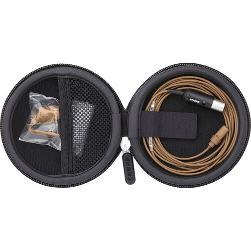 SHURE UL4 Microphone lavalier de submination cardioïde uniplex pour émetteur Bodypack - TA4F (Cocoa)