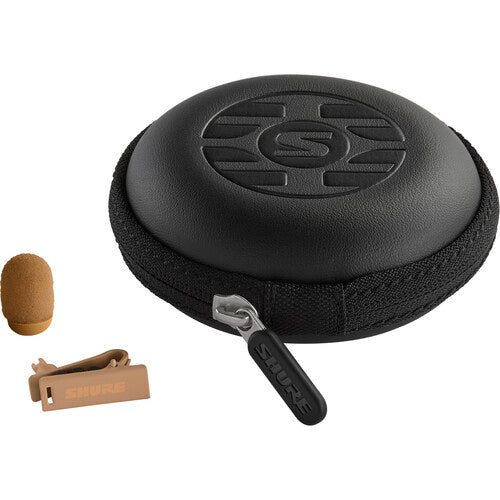 SHURE UL4 Microphone lavalier de submination cardioïde uniplex pour émetteur Bodypack - TA4F (Cocoa)