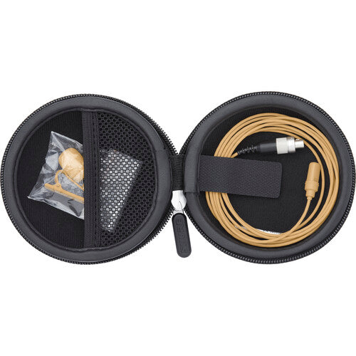 Shure UL4 UniPlex Cardioid Subminiature Lavalier Microphone for Bodypack Transmitter - 3-Pin LEMO (Tan)