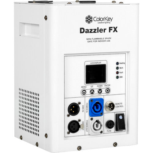 ColorKey CKU-7701 Dazzler FX Cold Spark Machine (White)