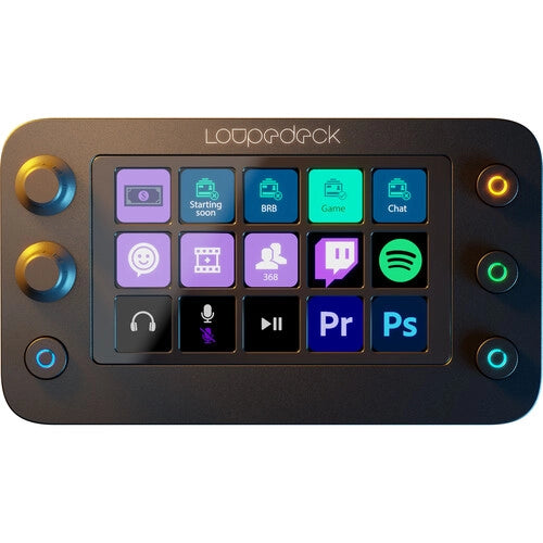 Console personnalisée Loupedeck Live S pour le streaming en direct