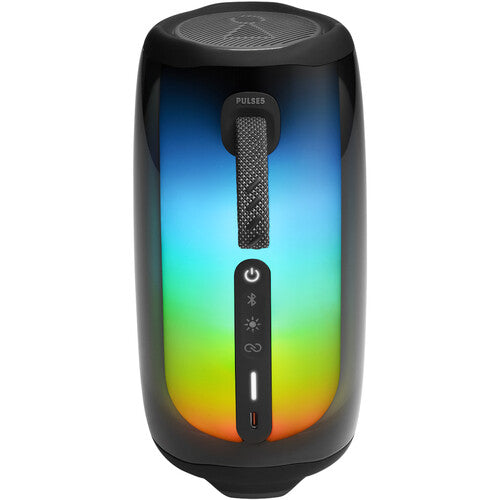 Haut-parleur Bluetooth sans fil JBL Pulse 5 avec lumière de fête (noir)