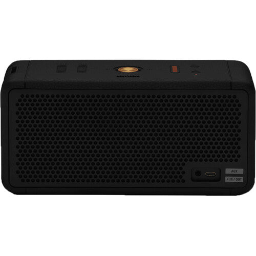 Haut-parleur Bluetooth portable Marshall Middleton (noir et laiton)
