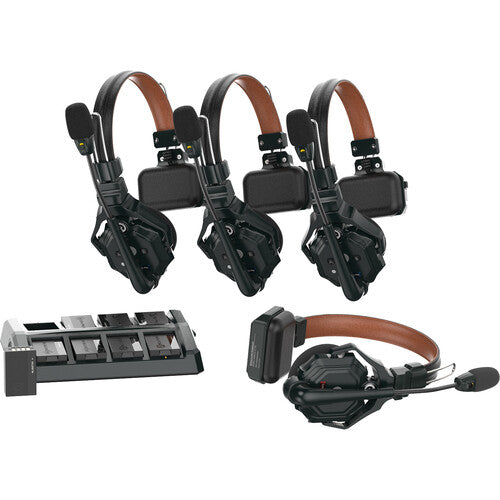 Hollyland SOLIDCOM C1 Pro-4S Full-Duplex Wireless Intercom System w/4 Headsets (1.9 GHz)