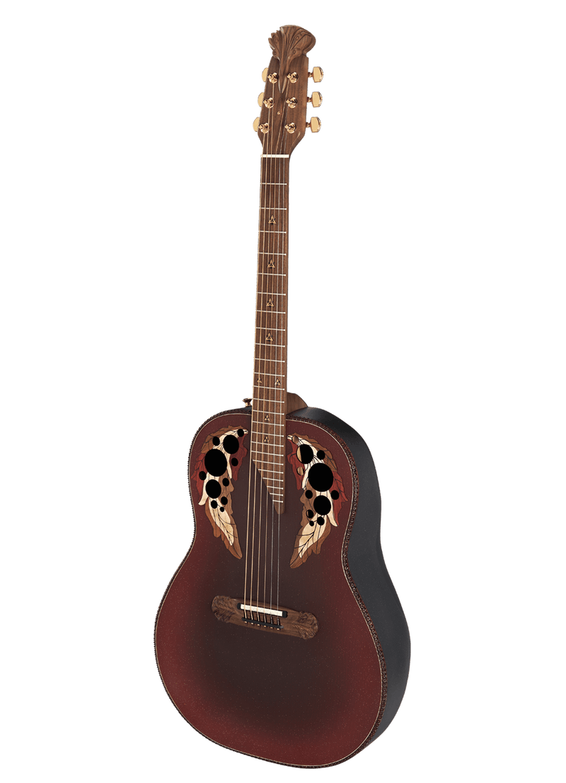 Ovation Adamas 1687GT-2 - Deep Body Acoustic-Electric Guitar - Reverse Red Burst