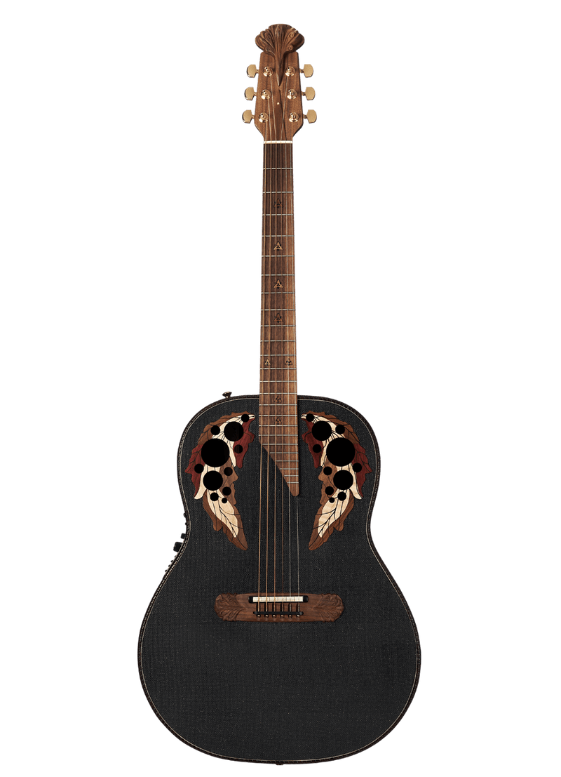 Ovation Adamas 1687GT-5 - Deep Body Acoustic-Electric Guitar - Black