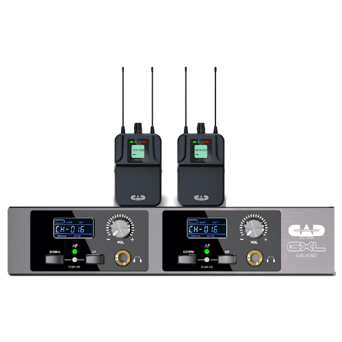 CAD GXLIEM2 Système de surveillance sans fil intra-auriculaire Dual-Mix (T : 902 à 928 MHz) 