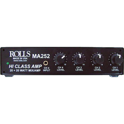 Rolls MA252 Amplificateur stéréo compact de classe D 