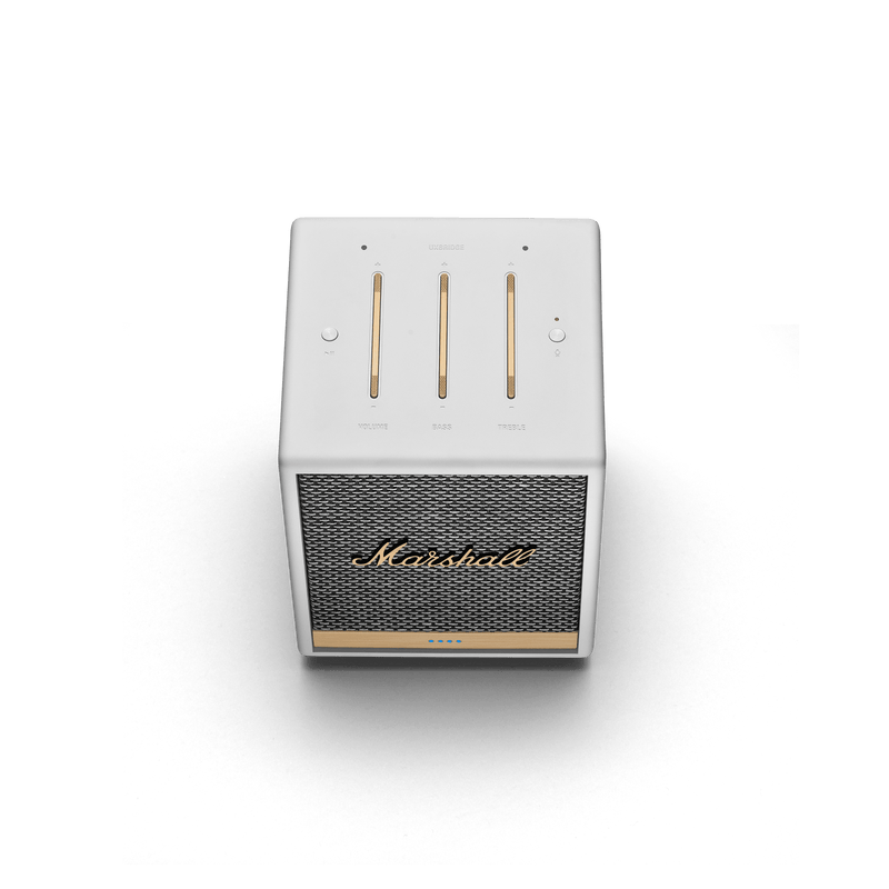 Haut-parleur Bluetooth Marshall UXBRIDGE VOICE avec Amazon Alexa - Blanc