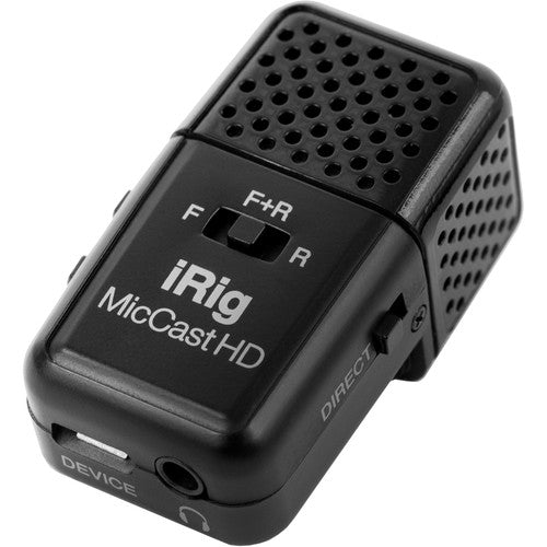 IK Multimedia iRig Mic Cast HD Microphone USB multi-motifs pour appareils mobiles