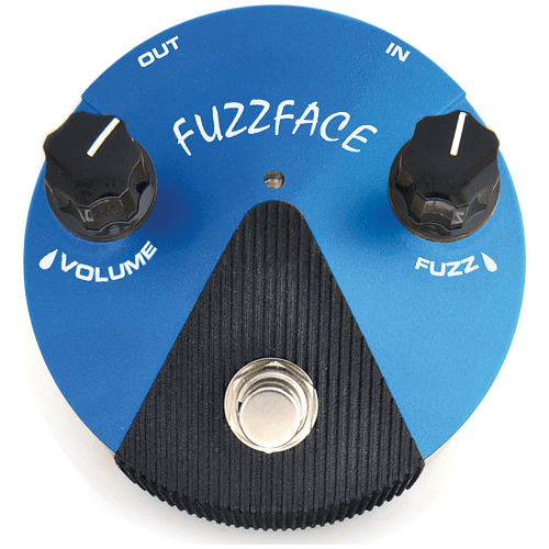 Dunlop Ffm1 Fuzz Face Mini Distortion Effect Pedal - Red One Music