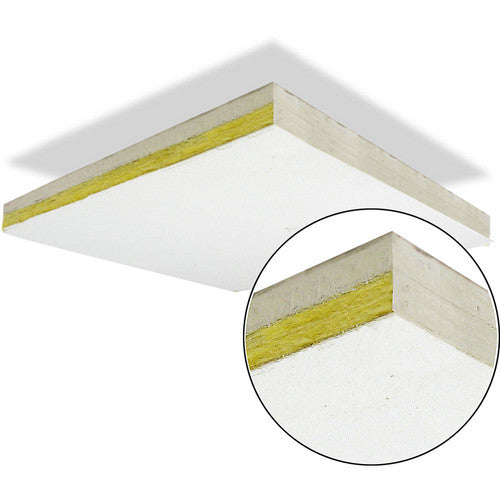 Tuile de plafond Primacoustic THUNDERTILE, composite, 24 po x 24 po, bord carré - paquet de 8 