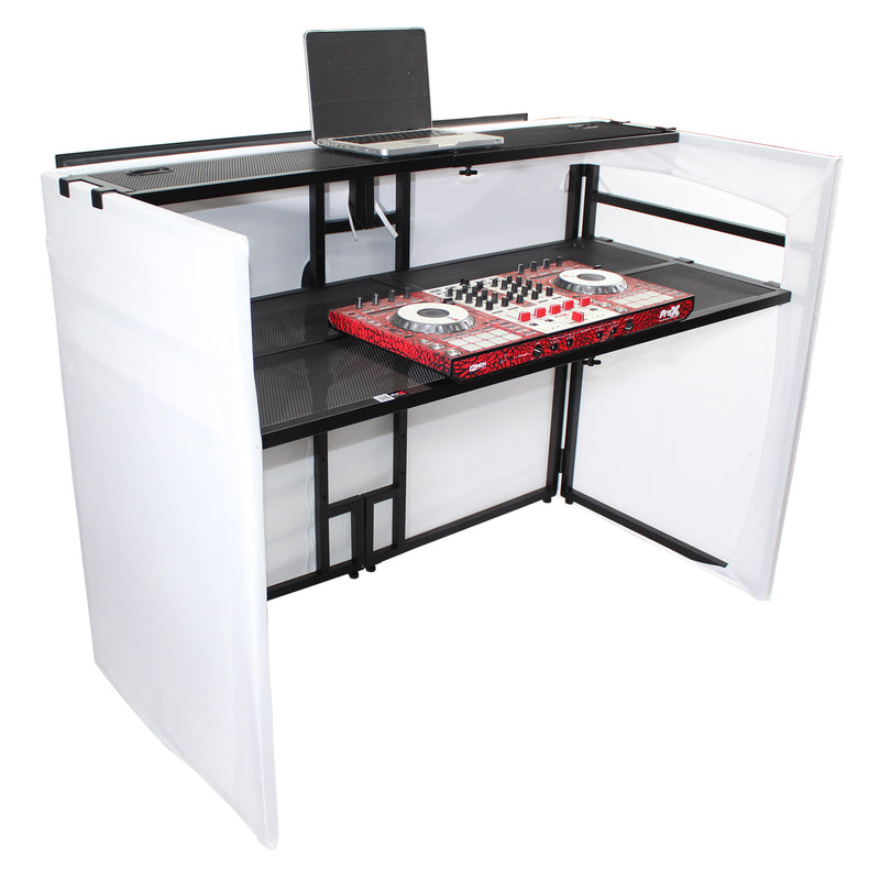 ProX XF-MESAMEDIAMK2 DJ Façade Table Workstation