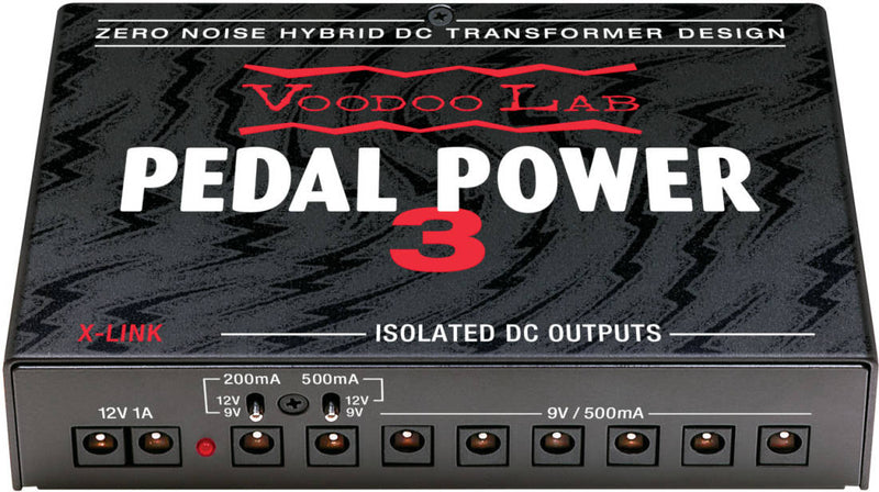 Voodoo Lab PP3 Pedal Power 3 Alimentation pour pédale de guitare isolée à 8 sorties