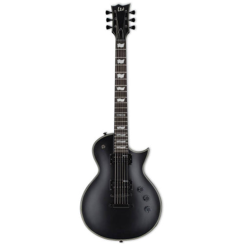 ESP LTD LEC256BLKS Guitare électrique avec micros conçus ESP - Noir satiné