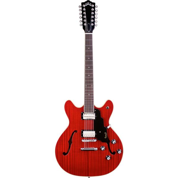 Guild STARFIRE I 12-ST 12 String Semi Hollow-Body Electric Guitar (Cherry Red)
