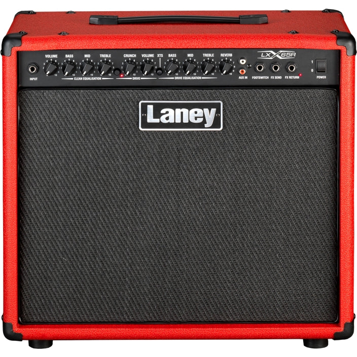 Laney LX65R LX Series 65W 1x12" Guitar Combo Amplifier - Red