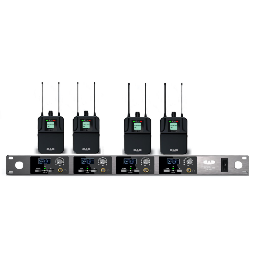 CAD GXLIEM4 Quad-Mix In-Ear Wireless Monitoring System (T: 902 to 928 MHz)