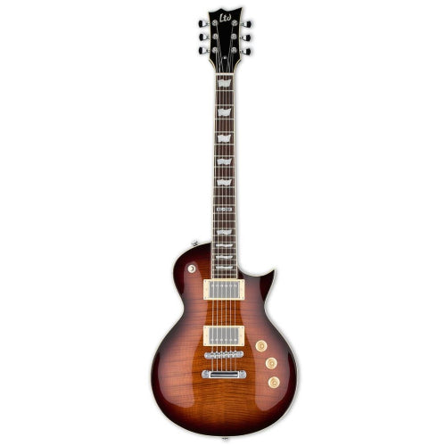 ESP LTD LEC256DBSB Electric Guitar (Dark Brown Sunburst)
