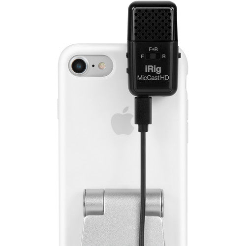 IK Multimedia iRig Mic Cast HD Multipattern USB Microphone for Mobile Devices