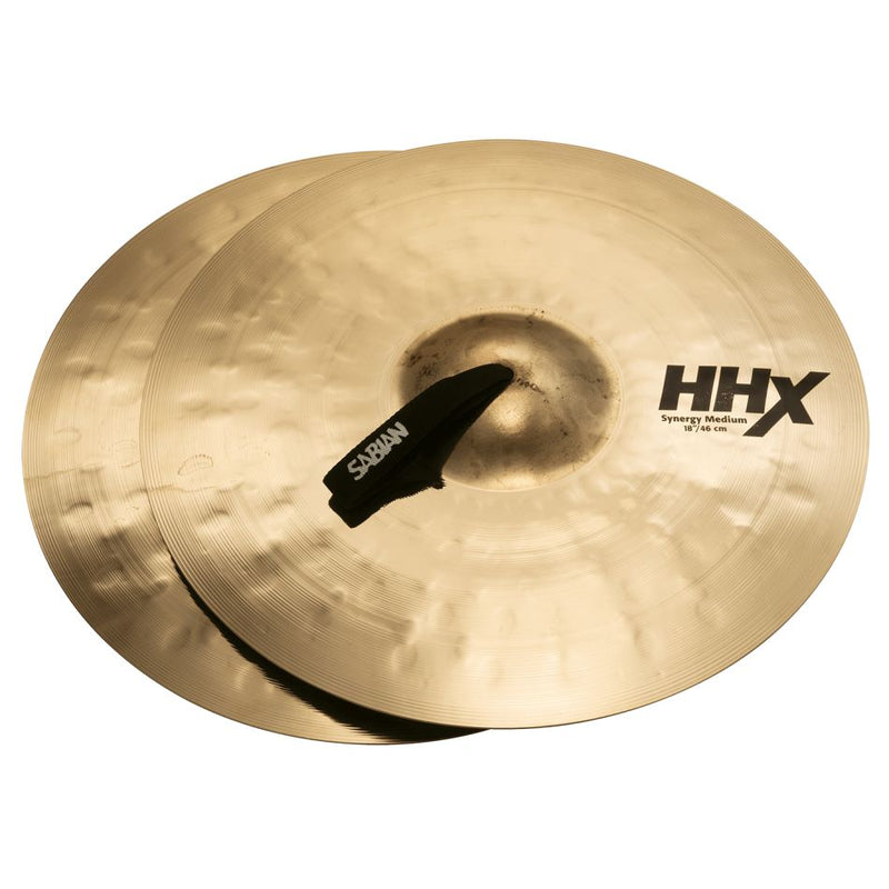 Sabian 11894XBM HHX Synergy Medium Marching Band Cymbals - 18"